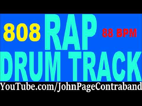 Heavy 808 Bass Rap Hip Hop Drum Loop Track 88 BPM