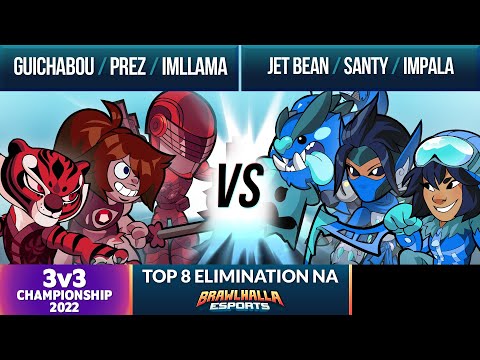 Guichabou, Prez, & ImLlama vs Jet Bean, Santy, & Impala - Top 8 Elimination - 3v3 Championship 2022