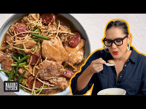 Cantonese Steamed Chicken & Chinese sausage... my NEW fav Chinese chicken recipe | Marion’s Kitchen