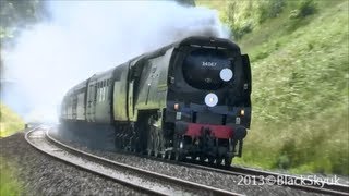 preview picture of video '34067 Tangmere on The Devonian. Honiton Bank & Whiteball Tunnel. Full HD 1080p 50fps'