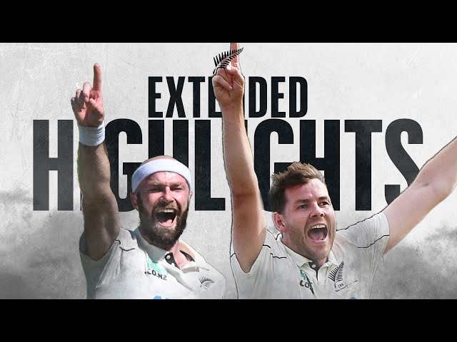 Duffy & Rae Wickets See Day 3 Win | Extended Highlights | New Zealand v West Indies | 2nd Test Day 2