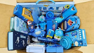Download lagu Biggest Blue Stationery Collection - multifunction Pencil Box, Blue toy, Pen, School Stationery, toy mp3
