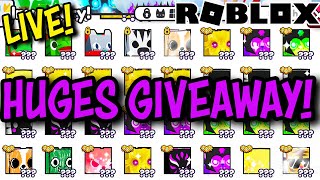 🔴 Giving Away SIGNED HUGE Pets In Pet Sim 99 - ROBLOX LIVE