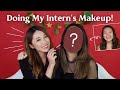 VLOGMAS 5 GIVING MY INTERN A MAKEOVER HOODED EYE MAKEUP MONGABONG