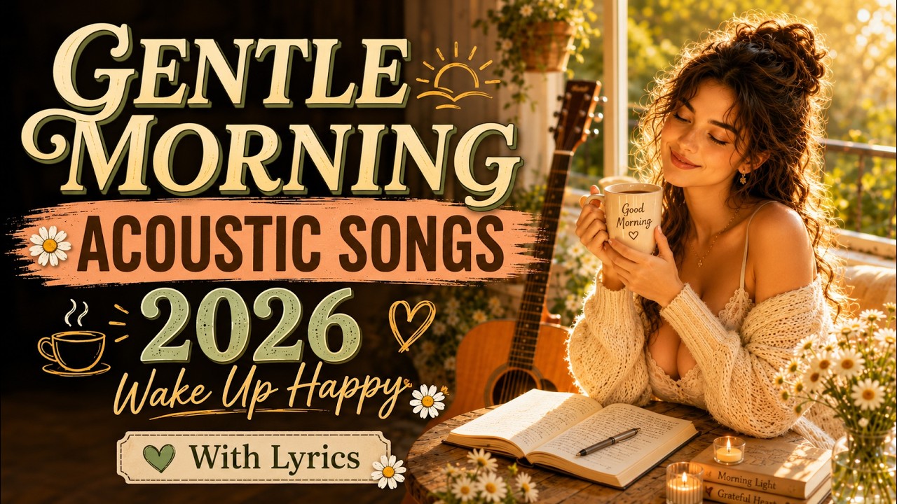 Acoustic Songs with Lyrics 2026 🌼 Gentle Morning Songs to Wake Up Happy