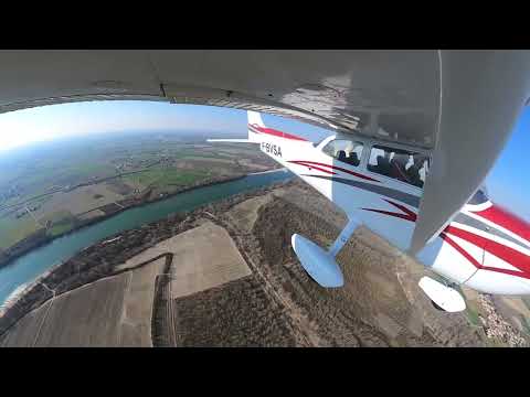 GoPro Max 360 Cessna FR172J Reims rocket Cremona - Modena F-BVSA