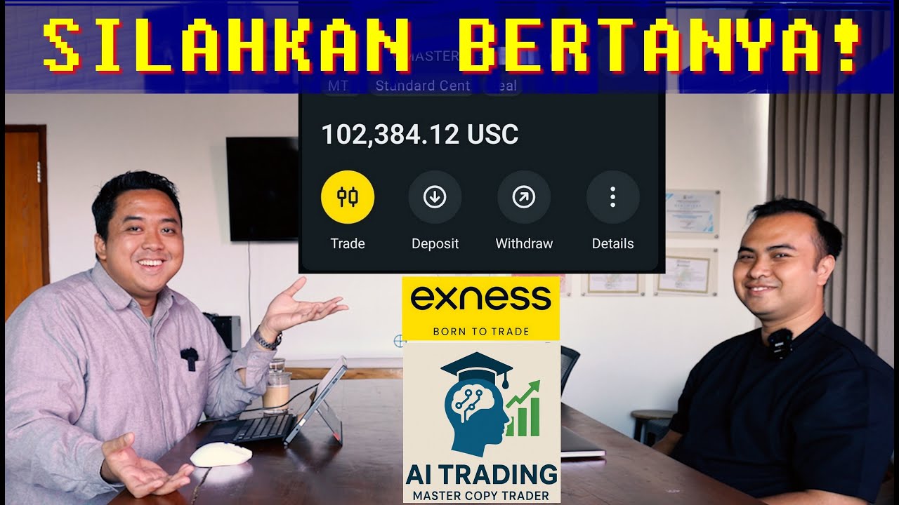 1 Miliar Dapat Berapa Sebulan? | TANYA LANGSUNG ke Master AI Trading + #Ocef |  #Exness #AITrading |