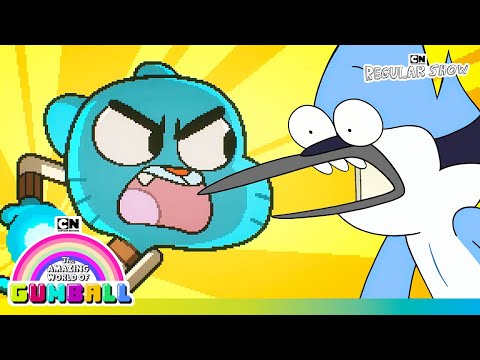 Gumball vs. Regular Show: The epic Video Game Battle! | Gumball | Cartoon Network |
