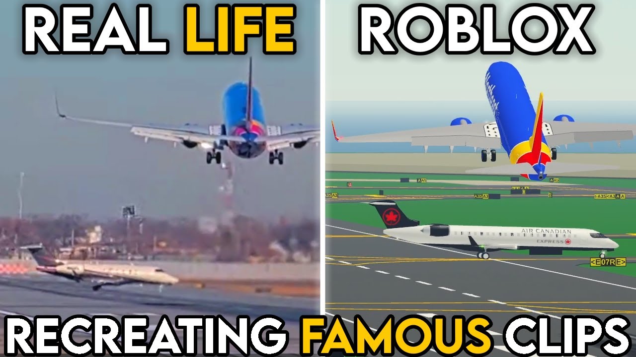 Recreating FAMOUS Aviation Videos in ROBLOX… ✈️ (PTFS) Part 2