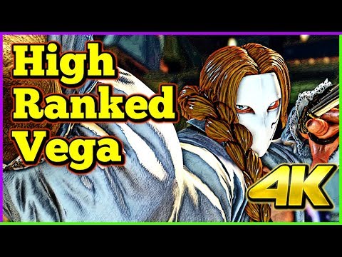 High Ranked Vega Compilation | Street Fighter 5 AE | 4K Ultra HD - 60fps - PC