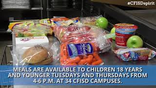 CFISD Curbside CONNECT Meals