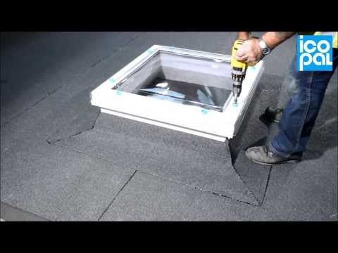 Instalation of Mardome Trade Rooflight