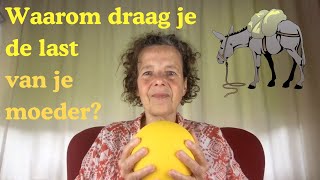 De pijn van je moeder dragen vanuit verlangen naar verbinding