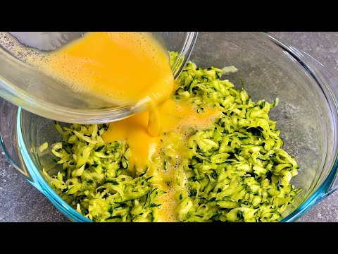 Simply pour the eggs over the zucchini‼ the result is amazing and delicious!! #173