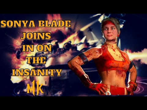 MK11 Ultimate: Introducing My Kustom Sonya To The Kombat League Madness! Sonya Joins In The Insanity