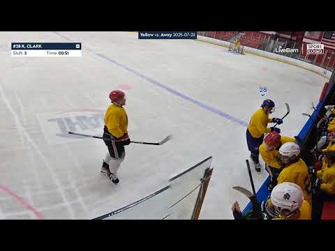 🎥 2025 NJ Titans NAHL Main Camp Yellow (Kane Clark) vs. Team Teal Game #1