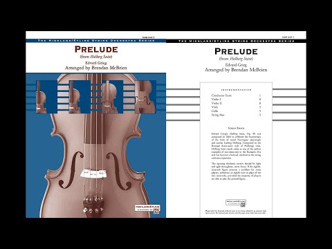 Prelude (from Holberg Suite), arr. Brendan McBrien – Score & Sound