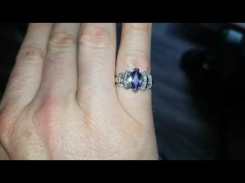 Tanzanite and Diamond Ring