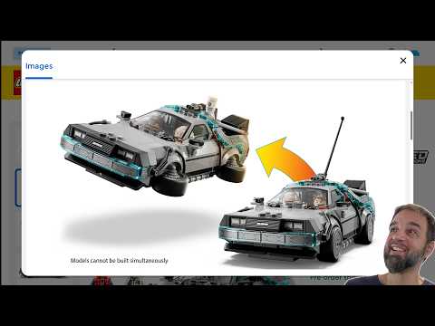 LEGO Back to the Future DeLorean in Speed Champions scale! Official pics #NotSponsored 77256