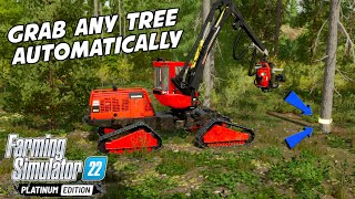 Easiest Controls For Tree Harvesting | Farming Simulator 22
