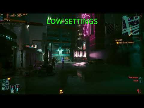 Cyberpunk 2077 | Low Vs Ultra Graphics Settings | 4K