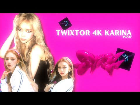 Karina twixtor edits clip for 4k [ spicy]