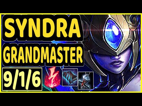 XAKY (SYNDRA) - 9/1/6 KDA MID GAMEPLAY - EUW Ranked GRANDMASTER