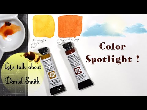 Color Spotlight: Daniel Smith Quinacridone Gold & Quin Burnt Orange
