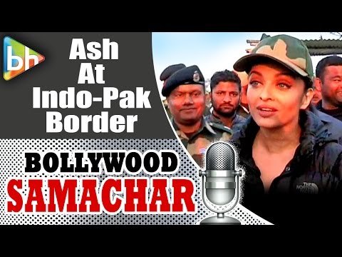 Aishwarya Rai Bachchan Meets BSF Soldiers At Attari Border