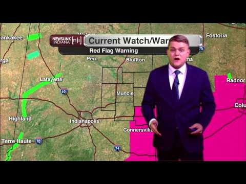 NewsLink Indiana Weather 03/17/16 - Caleb Saylor