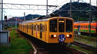 近江鉄道ビア電彦根駅入れ替え　800形807F