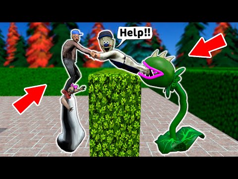 secret labyrinth vs Granny, Ice Scream, Grandpa - funny horror school animation (p.52)