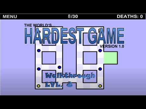 The World's Hardest Game - Walkthrough Level 8