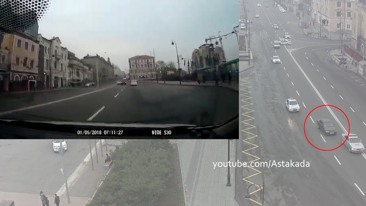 Погоня полиции за пьяным водителем во Владивостоке