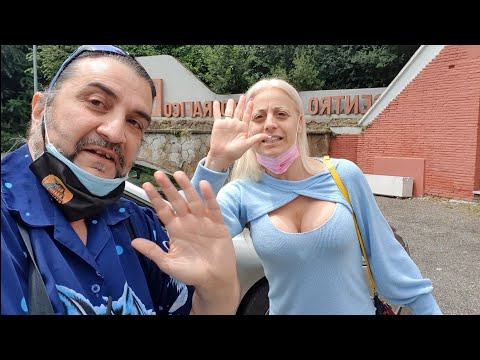 Cristiana Ciacci greets fans of the Little Tony Family with the greeter on Sunday