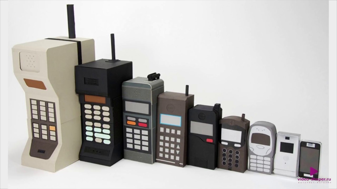 Как развивались телефоны Motorola, Nokia, Simon, Ericsson, Apple