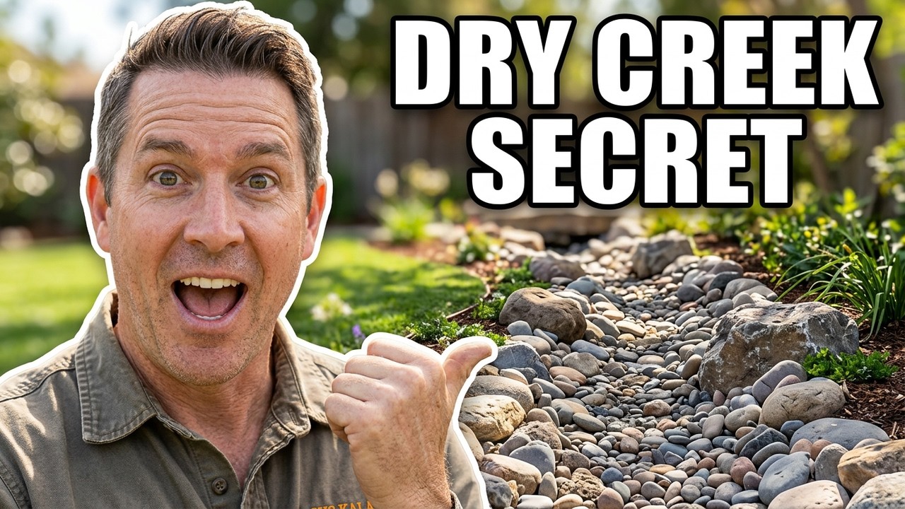 How to build a dry stream bed
