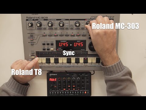 Roland T8 and Roland MC 303 Groovebox Original Music Live Improvisation  (80s Vibes)