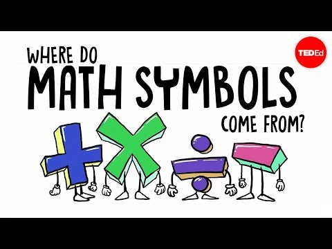 The Origin of Math Symbols
