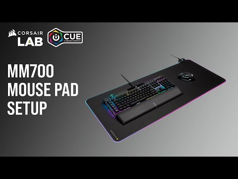 Corsair | RGB Cloth Pelės kilimėlis žaidimams – Extended 3XL | MM700 | Juodas video