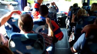 preview picture of video 'Les supporters du GAS en route pour St-Astier'