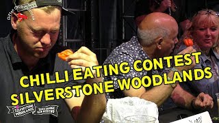 We host a Chilli Eating Contest at the F1 Grand Prix 2017 Silverstone Woodlands