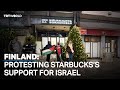 Finland: Protesting Starbucks’s support for Israel