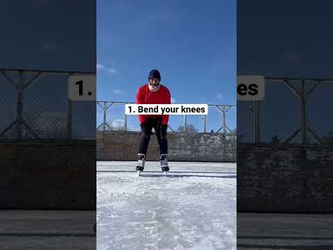How to Ice Skate 🔥🤯 #iceskating #skating #tutorial #tips #shorts