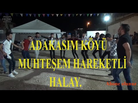 ÇELTİK ADAKASIM KÖYÜ MUHTEŞEM HAREKETLİ HALAY.