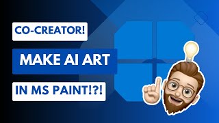 Unleash Your AI Creativity with Co-creator in Microsoft Paint!