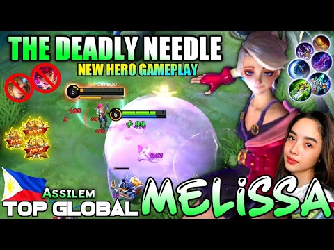 11 Kills!! The Deadly Needle New Hero Melissa Best Build 2022!! - Build Top 1 Global Melissa ~ MLBB