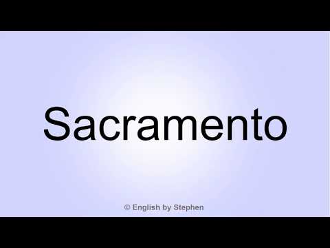 How to pronounce "Sacramento"