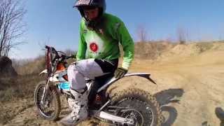 preview picture of video 'First hungarian KTM Freeride E-XC electric cross test 2015 with Motomax'