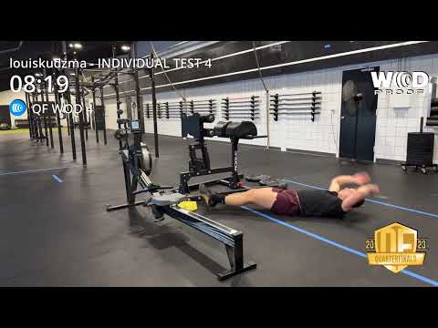 Individual Male Test 4 2023 CrossFit Quarterfinals - Louis Kudzma